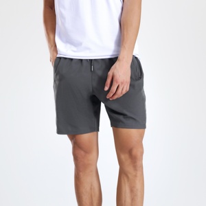 Pantalones cortos de secado rápido con forro de 7 pulgadas para hombre, pantalones cortos de yoga para entrenamiento de gimnasio con cremallera, pantalones cortos de yoga para hombre al por mayor - Product Image 2