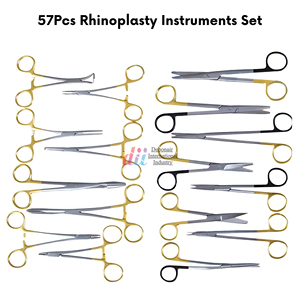 Venta caliente de calidad superior 57 piezas de instrumentos de rinoplastia para cirugía nasal conjunto de instrumentos quirúrgicos básicos - Product Image 6