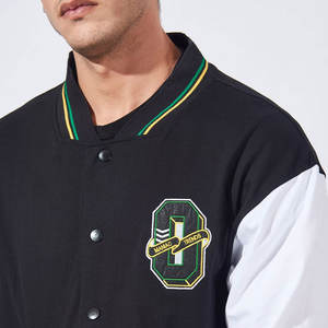 Chaqueta universitaria de tela cómoda de secado rápido para hombre, salida de fábrica, chaqueta de Lettermen para hombre de calle alta - Product Image 5