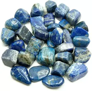 Pierre tombante Lapis Lazuli en cristal, vente en gros, pierre précieuse de guérison, pierre tombée Lapis Lazuli, fourniture de cristaux de pierre de poche - Product Image 4