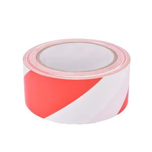 Bande d'avertissement en PVC personnalisable fiable du producteur vietnamien Production rapide avec adhésif en caoutchouc simple face - Product Image 1