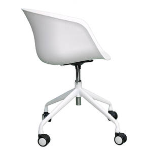 Chaise pivotante réglable en hauteur GAKH-53PP, design minimaliste, dossier en plastique, tissu en mousse, pour chambre à coucher, bureau à domicile, hôpital - Product Image 3
