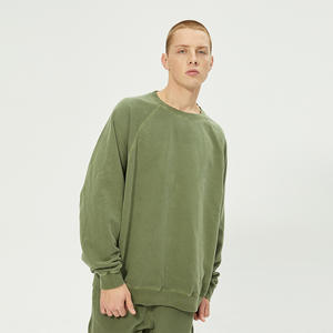 Vente en gros de sweatshirt à col rond en coton spandex personnalisé pour homme en coton éponge française sweatshirt à capuche blanc - Product Image 4