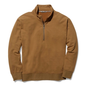 OEM Premium Quality Quarter Zip <strong>Cadet</strong> Collar Thermal <strong>Sweatshirt</strong> Custom Design Puff Printed Quarter Zip Mock Neck <strong>Sweatshirts</strong> - Product Image 1