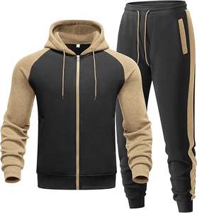 Automne hiver imprimé à capuche marque de mode sweat à capuche pantalons de survêtement ensemble hommes vêtements de sport décontractés Logo personnalisé usine respirant polaire - Product Image 1