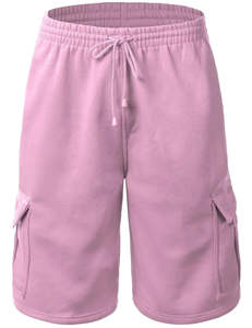 Shorts décontractés minimalistes pour hommes, tissu en laine peignée léger, design urbain, couleurs personnalisées, durables à prix avantageux - Product Image 2