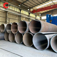 Tubería de Acero LSAW de Gran Diámetro y Pared Gruesa, API 5L ASTM A53, DE 219-2020 mm, PG 10-80 mm, para Uso Estructural en Petróleo y Gas a Alta Presión
