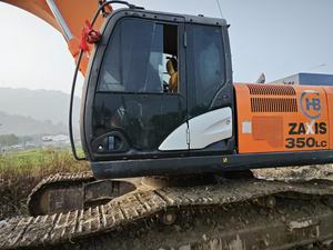 รถขุดไฮดรอลิกแบบตีนตะขาบ ยี่ห้อฮิตาชิ ZX350 ของญี่ปุ่น มือสอง พร้อมปั๊มและเกียร์เครื่องยนต์แท้ สภาพดีเยี่ยม - Product Image 6