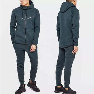 ชุดวอร์มผ้าฝ้ายมีฮู้ดสำหรับผู้ชายกางเกงวอร์มผ้าคอตตอนแห้งเร็ว - Product Image 1