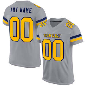 Durable American Football Jersey Youth Game Day Fit para Club School Practice Training Team Uniforme personalizado - Product Image 5