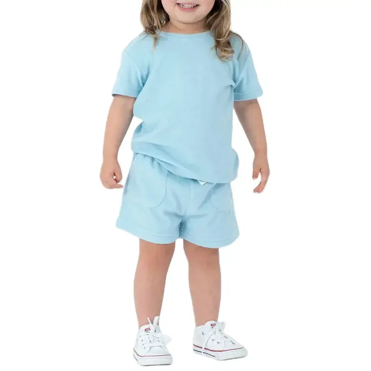 Cheapest Best Kids Street Wear 2pcs Baby Boys & Girls Clothing Sets / Children Cloths Girls Summer Set Child Clothing Twin Set