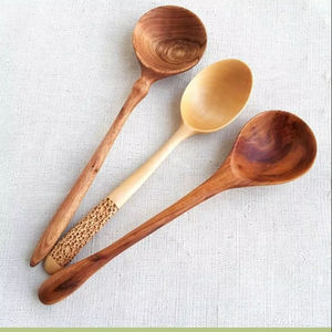 BATTER Natural Teak Or Acacia Wooden <b>Kitchen</b> <b>Utensils</b> Set With Spoon Rest Wooden Cooking Spoons Set and <b>Utensils</b> <b>Holder</b> - Product Image 1