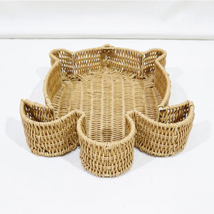 Plateau de service en rotin Artex Dong Thap, tissé, décoratif, de rangement - Product Image 4