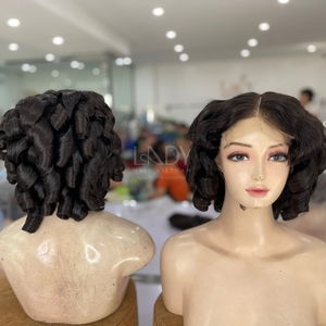 Pelucas onduladas de alta calidad Color negro de cabello humano real Cabello vietnamita con precio al por mayor 2025 - Product Image 1