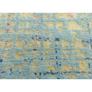 Tapis en laine et soie de bambou noués à la main Kavi Blue, collection Chaos Theory - Esk-9014, 10 mm, tapis abstrait 3D pour salon et couloir - Product Image 3