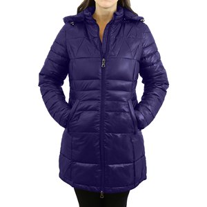 2025 Haute Qualité Personnalisé Hiver Contraste Couleur Double Curseur À Capuche Coupe-Vent Puffer Veste Pour Femme - Product Image 5