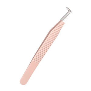 Pinzas Profesionales de Acero Inoxidable para Cejas y Pestañas, Punta Inclinada, Depilador Facial, Recortador de Vello Encarnado para Hombres - Product Image 1