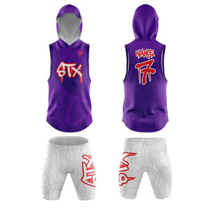 Uniforme de football américain sans manches personnalisé pour adultes, respirant, 100% polyester, impression par transfert par sublimation, 7 sur 7, 7 contre 7 - Product Image 6