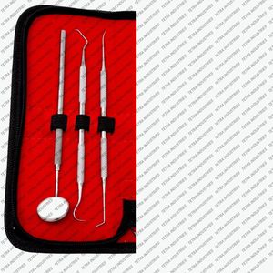 7 pièces ensemble de nettoyage des dents dentaires dentiste grattoir outil de sélection Kit de dissolvant de Plaque de calcul en acier inoxydable Instrument dentaire chirurgical - Product Image 5