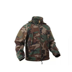 Veste tactique à capuche pour homme, chasse, randonnée, extérieur, chaude, en toile, doublée de polaire, imperméable, style streetwear, manteaux d'automne - Product Image 2