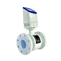 Medidor de Flujo Magnético de Fábrica con Pantalla OLED, PTFE DN20 DN100, Medidor de Flujo Electromagnético RS485, Medidores de Flujo de Agua Magnéticos