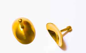 Juego de protectores corneales para ojos láser Acero inoxidable 26mm x 17mm 2 PCS Escudo ocular quirúrgico intraocular - Product Image 2