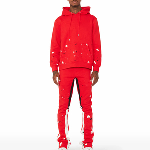 Chándal de Fitness para hombre de mejor diseño 2025, Material polar ligero con capucha, Impresión de logotipo personalizado, precio barato para invierno - Product Image 1