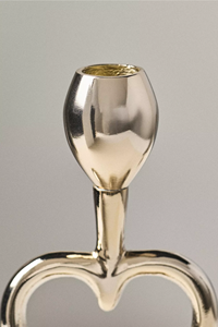 Coeur Bougie Pilier Titulaire Élégant Cône Chandelier Titulaire pour La Maison De Pâques Décoration De Table Décor À La Main De Qualité - Product Image 2