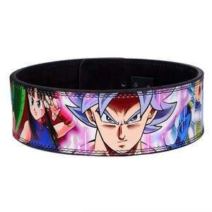 Ceinture de musculation personnalisée en daim animé, ceinture de musculation à levier, boucle à impression par sublimation, soutien dorsal de sécurité pour l'entraînement - Product Image 3