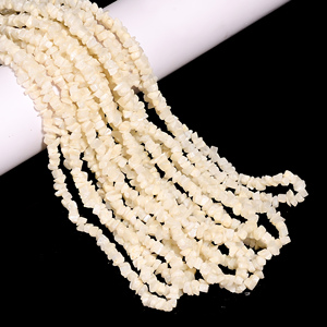 Cuentas de Silverite blancas recubiertas, cuentas de fantasía sin cortar de Silverite blancas recubiertas para la fabricación de joyas, cuentas de piedras preciosas de Silverite blancas - Product Image 3