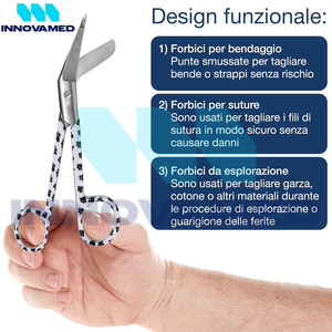 Tijeras para Apósitos de Grado Médico, Resistentes, Anticorrosivas, Autoclavables, Ligeras, con Bordes Afilados, para Hospitales, Precio al por Mayor - Product Image 6