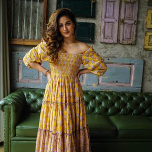 Vestido largo bohemio de manga tres cuartos con estampado Floral para mujer, Vestido largo con cuello cuadrado - Product Image 4