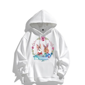 Sudadera con capucha de cuello redondo de transferencia térmica con estampado de tigre unisex, sudaderas de punto de invierno, servicio OEM, gran oferta, precio bajo - Product Image 3