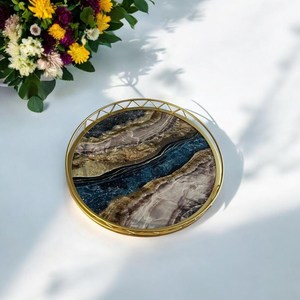 Bandeja de Servicio Metálica Ecológica con Asas, Perfecta para Uso en Hogares, Restaurantes y Hoteles, para Exportación Mundial de Proveedor Indio - Product Image 2