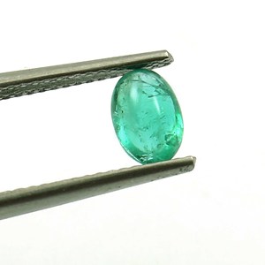 0.60CTS แซมเบียมรกตธรรมชาติอัญมณีทรงหลวมสีเขียว6.7x4.6มม. สวยงาม - Product Image 2