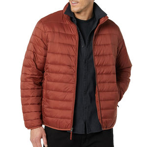 Wholesale Custom Logo Printed Men Puffer Jackets Best Design Men Regular Fit Men's Puffer Jacket <b>For</b> Adults - Product Image 3