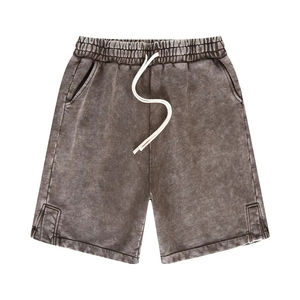 Vente en gros de shorts baggy pro pour hommes fabriqués sur mesure avec des poches de lavage de pierre 100% coton nouveau design pour shorts de sport d'été expédition DDP - Product Image 3