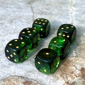 Juego de Dados Poliédricos de Resina Hechos a Mano de 7 Piezas, Equilibrio Premium para Juegos de Mesa de Rol DND, Coleccionistas de Hobbies, Tradebyd - Product Image 1