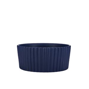 Bol pour animaux de compagnie en acier inoxydable de couleur bleue moderne avec poignée en métal Nouveau design Prix de gros Mangeoire pour animaux de compagnie - Product Image 1