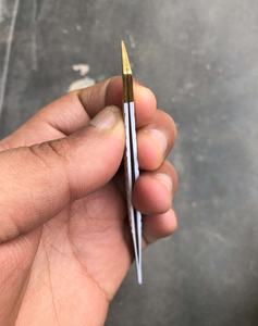 Gran oferta, pinzas para pestañas con punta de fibra con logotipo personalizado, pinzas para pestañas doradas y negras de acero inoxidable con características de etiqueta privada - Product Image 4