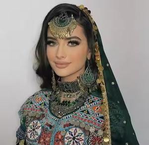 Ensembles de bijoux afghans de luxe les plus demandés pour dames ensemble de bijoux Vintage afghan de haute qualité fait à la main personnalisé belle conception - Product Image 5