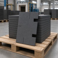 Plaque de four en carbure de silicium de forme spéciale, rainurée et emboîtable, pour fours industriels à haute température