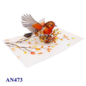 Carte de vœux 3D personnalisée tendance, faite à la main, carte pop-up, papier artistique, thème amour pour Thanksgiving, impression offset, Hanoï - Product Image 2