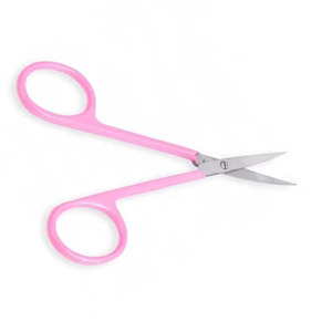 Ciseaux de manucure russes avec logo personnalisé Ciseaux à cuticules incurvés avec marque privée Emballage personnalisé - Product Image 1