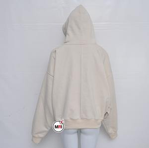 Custom Zipup <b>Hoodie</b> Unisex Boxy Zipper Blanks 500 Gsm <b>Hoodie</b> Cotton Heavyweight Fleece <b>Cropped</b> Men <b>Zip</b> <b>up</b> <b>Hoodie</b> - Product Image 6