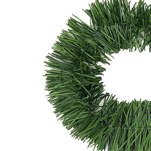 Precio de fábrica directo Guirnaldas y coronas navideñas verdes para bodas Decoraciones navideñas Comprar al exportador indio - Product Image 6