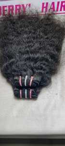 Paquets de cheveux Remy naturels bouclés bruts de donneur unique cheveux humains Jerry pour Chennai Inde Vente en gros d'usine indienne - Product Image 2