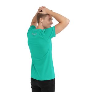 เสื้อยืดผ้าฝ้ายสีขาว100% สำหรับผู้ชายพิมพ์โลโก้แบบกำหนดเอง - Product Image 5