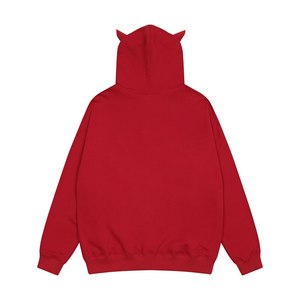 Sweat à capuche zippé oversize pour hommes en coton éponge française sweats à capuche streetwear zippés personnalisés de haute qualité pour hommes - Product Image 3