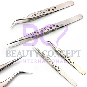 Wholesale Price Expert Sharp and Pointed Heavy Duty Good Seller Premium Quality Elegant Product Eyelash Extension Tweezers - Product Image 6